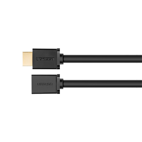 Ugreen kabel przewód przedłużacz HDMI (żeński) - HDMI (męski) 19 pin 1.4v 4K 60Hz 30AWG 2m czarny (10142)