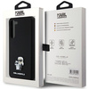 KARL LAGERFELD KLHCS24MSMHKCNPK S24+ S926 HARDCASE BLACK/BLACK SILICONE KARL&CHOUPETTE METAL PIN