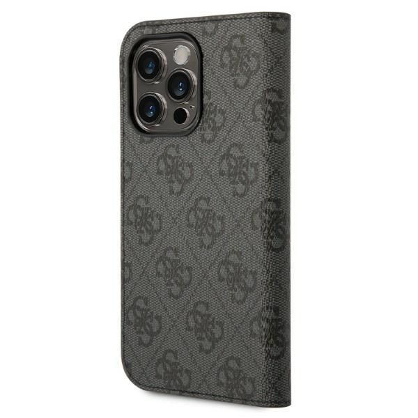 Guess GUBKP14XHG4SHK iPhone 14 Pro Max6,7" czarny/black book 4G Vintage Gold Logo