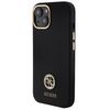 Guess GUHCP15SM4DGPK iPhone 15 / 14 / 136.1" czarny/black hardcase Silicone Logo Strass 4G