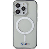 Etui BMW Silver Ring MagSafe na iPhone 15 Pro Max - przezroczyste