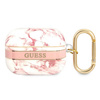 GUESS GUAPHCHMAP AIRPODS PRO COVER PINK/PINK MARBLE STRAP COLLECTION