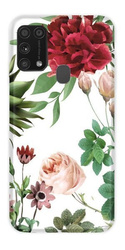 CASEGADGET CASE OVERPRINT RED FLOWERS SAMSUNG GALAXY M31