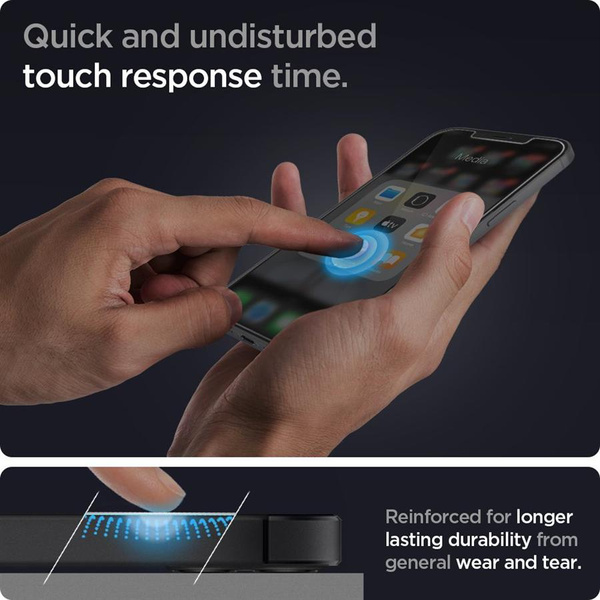 SPIGEN GLAS.TR SLIM IPHONE 12/12 PRO TEMPERED GLASS