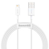 Baseus kabel Superior USB - Lightning 1,5 m 2,4A biały