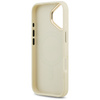 Etui Guess Peony Hot Stamp MagSafe do    iPhone 17 beżowy