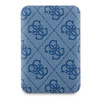 Guess Powerbank indukcyjny 15WGUPB5FP4EMGB 5000mAh niebieski/blue 4G Leather Metal Logo MagSafe