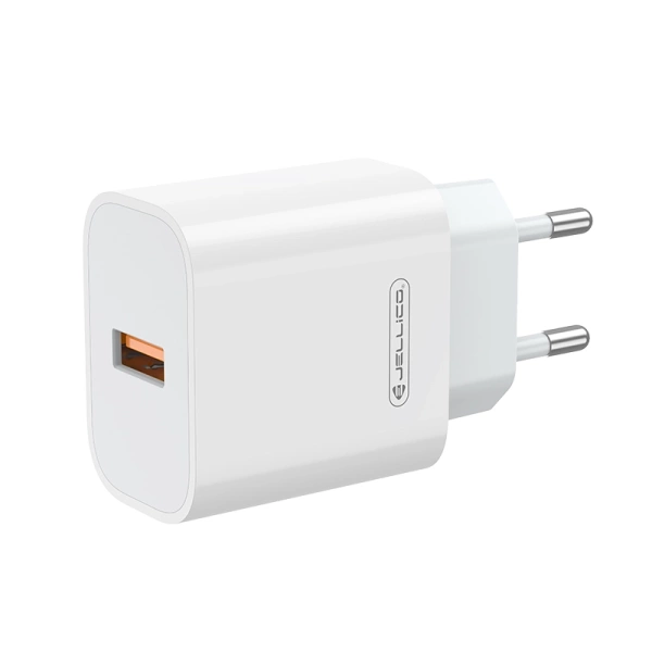 JELLICO ładowarka sieciowa AK165 22,5W 1xUSB QC3.0 + kabel Lightning Biały