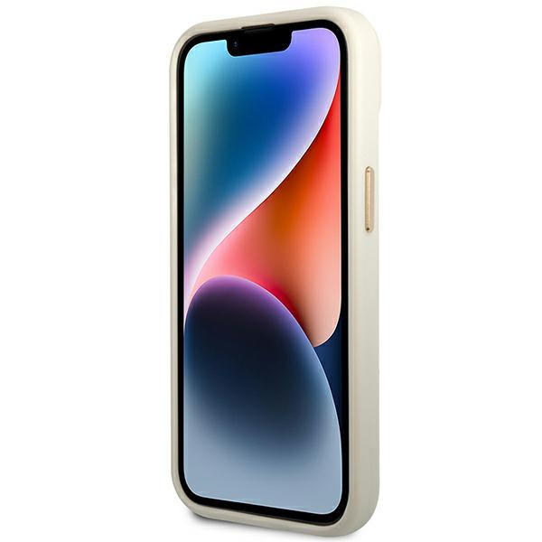 Guess GUHCP14MHGCRHS iPhone 14 Plus / 15 Plus 6.7" srebrny/silver hardcase Croco Collection