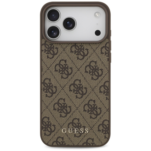 Etui Guess 4G Classic do iPhone 17 Pro   Max brązowy