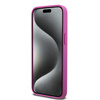 DKNY DKHMP15XPSHRPSP iPhone 15 Pro Max6.7" różowy/pink hardcase Leather Monogram Pattern Metal Logo MagSafe