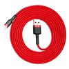 Baseus kabel Cafule USB - Lightning 2,0 m 1,5A czerwony