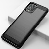 CARBON CASE FLEXIBLE COVER TPU CASE FOR MOTOROLA MOTO G100 / EDGE S BLACK