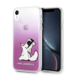 Karl Lagerfeld KLHCI61CFNRCPI iPhone Xrhardcase różowy/pink Choupette Fun