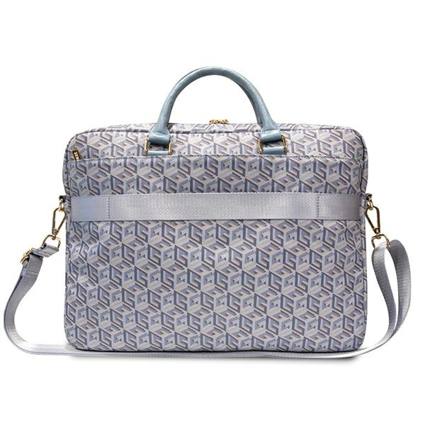 Guess Torba GUCB15HGCFSEB 16"niebieski/blue GCube Stripes