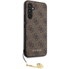 Guess GUHCS23FEGF4GBR S23 FE S711brązowy/brown hardcase 4G Charms Collection