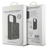 Zestaw Guess GUBPM5P15L4GEMGK iPhone15 Pro 6.1" hardcase + Powerbank 5000mAh MagSafe czarny/black 4G Metal Logo