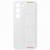 Samsung Silicone Grip Cover Case for Samsung Galaxy S23 silicone case with wrist strap white (EF-GS911TWEGWW)