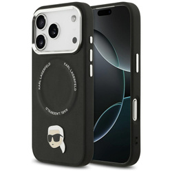 Etui Karl Lagerfeld Karl Pin MagSafe do iPhone 17 Pro Max czarny