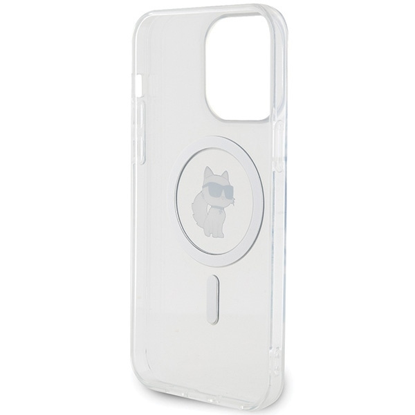 Karl Lagerfeld IML Choupette MagSafe case for iPhone 15 Pro Max - transparent