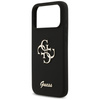 Etui Guess Silicone Big 4G Script do     iPhone 17 Pro Max czarny