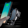 BASEUS WIRELESS CHARGER GRAVITY CAR MOUNT PHONE BRACKET AIR VENT HOLDER + QI CHARGER BLACK  (WXYL-01)