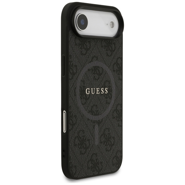 Etui Guess 4G Ring Classic Logo MagSafe do iPhone Air czarny
