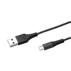 KABEL USB CELLY - MICRO USB - NYLON SILVER WYPRZEDAŻ