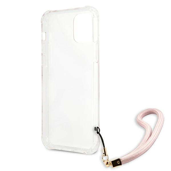 Guess GUHCP12MKSMAPI iPhone 12/12 Pro6,1" różowy/pink hardcase Marble Collection