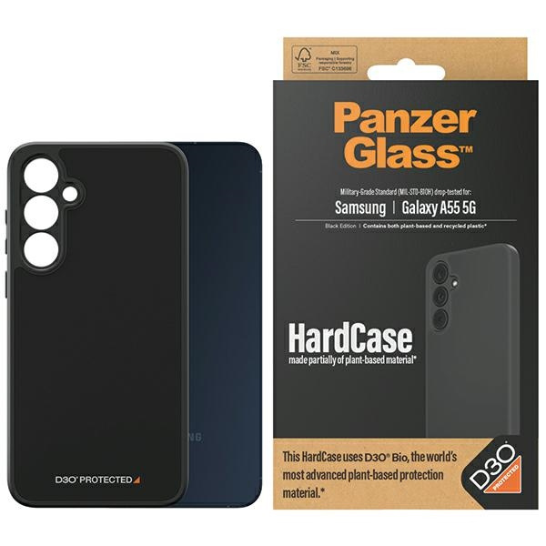 PanzerGlass HardCase Sam A55 5G A556 D3O 3xMilitary grade czarny/black 0473