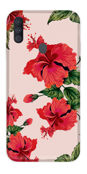 CASEGADGET CASE OVERPRINT RED POPPIES SAMSUNG GALAXY A11