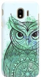 FUNNY CASE OVERPRINT OWL SAMSUNG GALAXY J4 2018