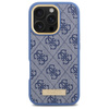 Guess GUHMP16XU4GPRB iPhone 16 Pro Max6.9" niebieski/blue hardcase 4G Logo Plate MagSafe