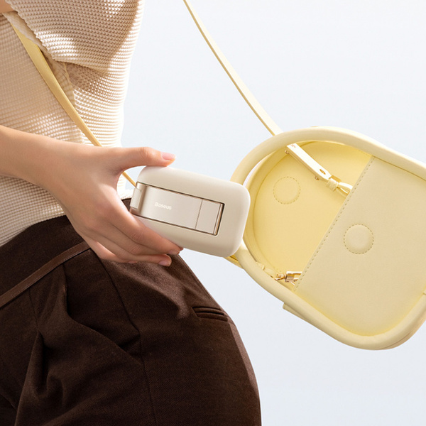 BASEUS SEASHELL SERIES ADJUSTABLE PHONE STAND WITH MIRROR - PURPLE