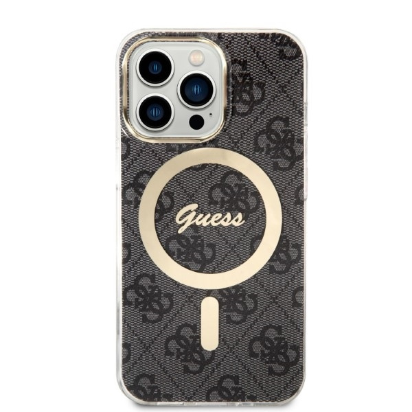 GUSS GUBPP13XH4EACSK CASE+ CHARGER IPHONE 13 PRO MAX CZARNY/BLACK HARD CASE 4G PRINT MAGSAFE