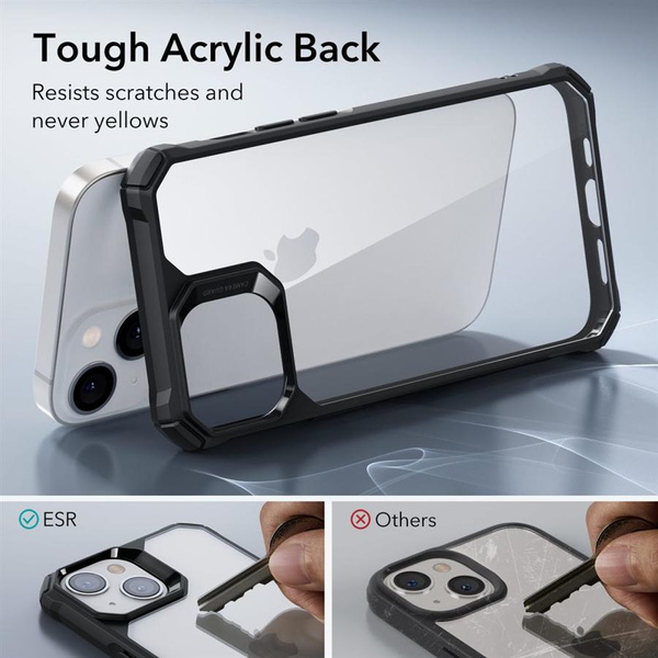 Etui ESR Air Armor na iPhone 14 Plus - przezroczysto-czarne
