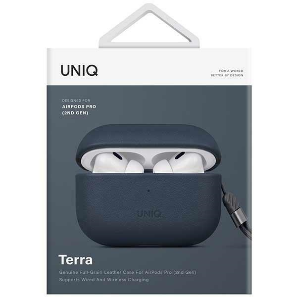 Etui UNIQ Terra na AirPods Pro 2 gen - niebieskie