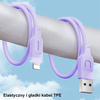 USAMS Kabel lightning 2,4A 1,2m Fast Charging Lithe Series  zielony/green SJ565USB04 (US-SJ565)