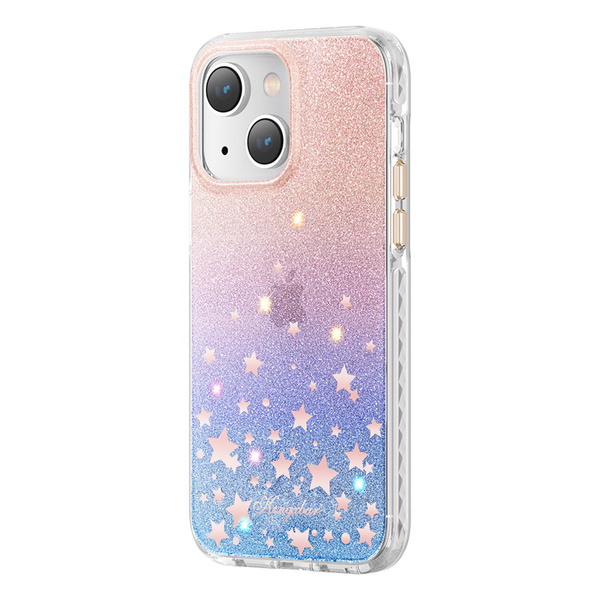 KINGXBAR HEART STAR SERIES CASE FOR IPHONE 14 CASE WITH ZODIAC STARS