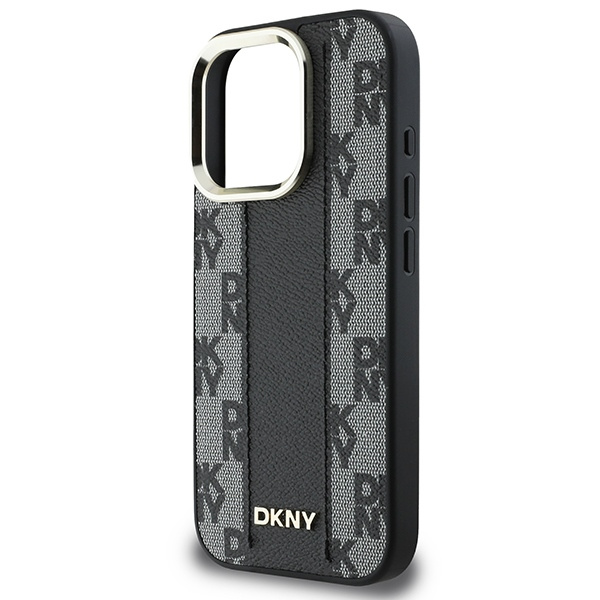 DKNY DKHMP16LPCPVSLK iPhone 16 Pro6.3" czarny/black hardcase Checkered Pattern Magsafe