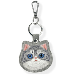 Etui na lokalizator / brelok Nimmy New   Big Eyed Pet 2.0 Cat szary