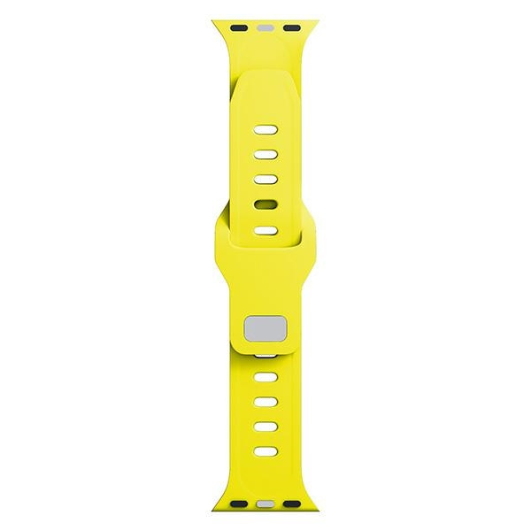 3MK Silicone Watch Strap żółty/yellow dla Apple Watch 42/44/45/49mm
