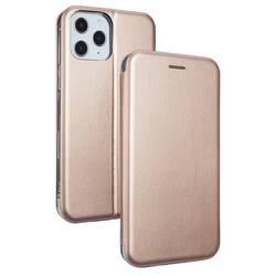 Beline Etui Book Magnetic iPhone 12/12 Pro 6,1" różowo-złoty/rosegold