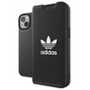 Adidas OR Booklet Case BASIC iPhone 14/ 15 / 13 6.1" czarno biały/black white 50181