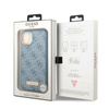 Guess GUHMP13MU4GPRB iPhone 13 / 14 / 156.1" niebieski/blue hard case 4G Logo Plate MagSafe
