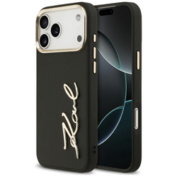 Etui Karl Lagerfeld Karl Script Logo do iPhone 17 Pro Max czarny
