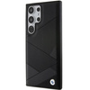 Etui BMW Signature Leather Crossing Lines Pattern na Samsung Galaxy S24 Ultra - czarne