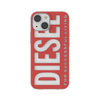 DIESEL CLEAR CASE GRAPHIC IPHONE 13 MINI CZERWONY/BIAŁY