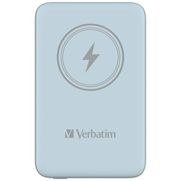 Verbatim Powerbank indukcyjny `n` Go 15W10000mAh Wireless Magnetic niebieski/blue 32247