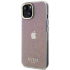 Guess GUHCP15SHDECMP iPhone 15 / 14 / 13 6.1" różowy/pink hardcase IML Faceted Mirror Disco Iridescent